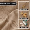 Stretch Modern Banquet Armchair Slipcover 1-Piece Accent Chair Covers with Arms Soft Chair Slipcovers for Living Room Armchair Furniture Protector Office Reception Reading Sofa (Khaki)