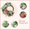 Shell Winter Spring Summer Wreath for Front Door