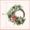 Shell Winter Spring Summer Wreath for Front Door