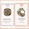 Shell Winter Spring Summer Wreath for Front Door
