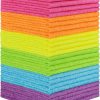 Orighty Microfiber Cleaning Cloth - 24 Pack, Cleaning Rags 12x11 inch | Highly Absorbent Household Cleaning Supplies, Reusable Microfiber Towels Lint Free Cloths for House, Kitchen, Car Care