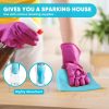 Orighty Microfiber Cleaning Cloth - 24 Pack, Cleaning Rags 12x11 inch | Highly Absorbent Household Cleaning Supplies, Reusable Microfiber Towels Lint Free Cloths for House, Kitchen, Car Care