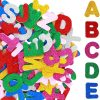 196 Pcs Foam Letters Stickers Glitter, 1.5 inch Self-Adhesive Foam Stickers Colorful A-Z Letter Heart Star Foams Sticker Glitter Foams Alphabet Sticker for Art Crafts DIY (A-Z+Heart+Star)