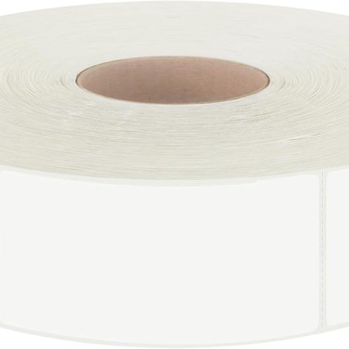 CT0514-SPG-275GT_1 600 PCS White Rectangular Stickers, Blank Write On Labels Self-Adhesive Stickers Roll White Name Tags with Permanent Adhesive for File Folders Office School Supplies(1.54” x 0.74”)