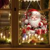Diamond Art Hanging Kit for Adult,Special Shaped Rhinestone,DIY Acrylic Diamond Art Painting Window Pendants Home Garden Wall Hanging Kits Hanging Ornament,Double Sided. (Father Christmas-1)