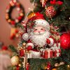 Diamond Art Hanging Kit for Adult,Special Shaped Rhinestone,DIY Acrylic Diamond Art Painting Window Pendants Home Garden Wall Hanging Kits Hanging Ornament,Double Sided. (Father Christmas-1)