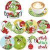 CT0519-DPK-42GT_1 Denylo pro 8 P cs Christmas Diamond Coasters Kits with DIY Christmas Diamond Art Coaster Non Slip Coaster for Adults Xmas Holiday Gift