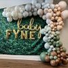 Sage Green Blue Brown Balloons, 60PCS Dinosaur Safari Dusty Blue Olive Green Coffee Beige Eucalyptus Latex Balloon Jungle Hunting Balloons for Woodland Dino Boho Baby Shower Birthday Party Decorations