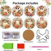 CT07013BTS294GT_3 8 Pcs Diamond Art Coasters Kit for Adult with Holder, Diamond Coaster 4x4in | DIY Halloween Ghost Diamond Painting Kits Coaster with Cork Pads, 5D Fall Diamond Dots Coasters Set for Adult Home Decor