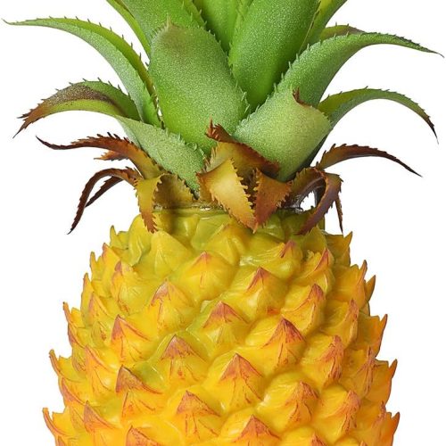 CT07018AF156GT_1 Lvydec Artificial Pineapple, Realistic Artificial Fruit Fake Pineapple for Home Cabinet Table Party Decoration (8.2")