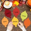 60 PCS Fall Cutouts for Bulletin Board Decoration, Maple Leaves Autumn Leaf Paper Cut Outs for Thanksgiving Fall Autumn Party Office Home School Classroom Bulletin Board Decoration