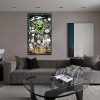 Halloween Diamond Art Kits for Adults, Diamond Painting Kits for Beginner | DIY 5D Large Diamond Dots Round Full Drill Crafts for Gem Art Dot Art for Adults Home Wall Decor for Teens Boys 15 .7×27.5in