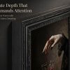 CT12054CT_4 EIDHFBFJ Gothic Dark Academy Wall Art Blood Chalice Vampire Painting Victorian Gothic Wall Decor Moody Macabre Print Artwork for Living Room Bedroom Home Decoration 9x11 in