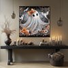 CT12598CT_2 Halloween Diamond Art Kits for Adults,Ghost Diamond Painting Wall Decor | Diamond Art Kit for Beginners, 5D DIY Full Drill Diamond Painting Gem Art, Home Wall Art Gifts(14x14 inch)