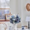 TINGE TIME Fake Flowers Artificial Flowers Peonies Bulbous Chrysanthemum Daisy Hydrangea Sunflower Violets Dahlia Daffodils Epiphyllum Orchid Cherry Blossom Camellia Leyaron (Dusty Blue)