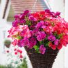 12 Pack Artificial Hibiscus Flowers UV Resistant Fake Silk Flowers for Outdoors Hanging Baskets Porch Patio Garden Decor Faux Tropical Plants