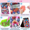 Wivico 6Pcs Diamond Art Painting Bookmarks Kits for Adults,7.9 * 2.4in Large PU Beginner DIY Paint By Numbers Kit with Tassels,Made with 5D Gem Dot Craftsmanship for Bibliophile Gifts(Mandala)