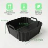 Silicone Air Fryer Liners for COSORI 5-6.5 QT,Reusable airfryer liners silicone Compatible with Ninja AF141 181,8.5inch Air Fryer Accessories for Corsori 6QT, Ninja Airfryer 5QT,Gourmia & More