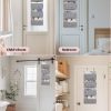 Macrame Over the Door Organizer, Boho Nursery Door Organizer with 4 Large Hanging Pockets, Over Door Baby Organizer for Diapers, Wipes, Bathroom, Bedroom, Grey