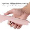 CTD-GR-1553_3 14-Piece Aesthetic Pink Knife Set with Wood Block Non-Rust Elegant Gifts | Kitchen Knife Sets for Women Modern Kitchen Decor,Non Rust Sharp Stainless Steel Knives With Sharpener