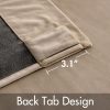 CTD-GR-184GK_3 MIULEE Velvet Curtains 84 inches 2 Panels - Luxury Blackout Curtains for Bedroom Living Room Thermal Insulated Super Soft Window Drapes Rod Pocket & Back Tab, Camel Beige, W52 x L84 inches