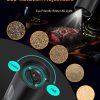 CTD-GR-469GK_4 CIRCLE JOY Electric Pepper Mill Grinder, Top-Refill Rechargeable Black Pepper Grinder with Upgraded Large Capacity for Home BBQ, Adjustable Coarseness, Led Light