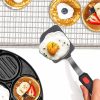 CTD-GR-916_2 Mixed 5 Piece Silicone Spatula Set, 600F Heat-Resistant No-Melt Rubber Spatula Handle and Blade - Kitchen Cooking Utensils for Nonstick Cookware, Spatula Turner for Egg,Pancake,Burger- Dishwasher Safe