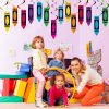 YQUQWN, 52 Pcs Back to School Crayon Hanging Swirls Decorations, No DIY, Back To School Swirls Crayon Classroom Decor, Welcome Back To School Decorations for Classroom Back to School Party Decorations
