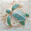 DIADAY Sea Turtle Special Shape Diamond Art Kits for Adults, 5D Turtle Diamond Painting Kits, DIY Crystal Rhinestones Diamond Art Crafts for Adult, Home Wall Decor Gift 12 X 12inch