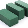 3PCS Floral Foam Bricks, Florist Flower Foam Green Blocks (9” Lx4” Wx3” H) Flower Arrangement Brick Supplies for Florist Craft