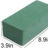 3PCS Floral Foam Bricks, Florist Flower Foam Green Blocks (9” Lx4” Wx3” H) Flower Arrangement Brick Supplies for Florist Craft