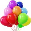 KBZVNAF Rainbow Balloons Latex Party Balloons - 50 Pack 12 inch Helium Assorted Bright Balloons for Wedding Baby Shower Birthday Party Decorations