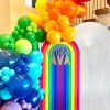 KBZVNAF Rainbow Balloons Latex Party Balloons - 50 Pack 12 inch Helium Assorted Bright Balloons for Wedding Baby Shower Birthday Party Decorations