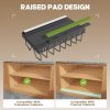 CTMCE00088CT_3 Lozovin Pull Out Pots and Pans Organizer Under Cabinet, Sliding Lid Holder and Pan Rack in Kitchen, Slide Out Inside Cabinet Storage for Pot Lid, Bakeware, Dishes, 8 Adjustable Dividers, 2 Pack Black