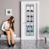 GOMAJI 12 Large Pockets Over Door Hanging Shoe Organizer, White