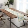 Blue Starfish Table Runner,Nautical Beach Table Runner Decor for Dinning Room Kitchen Summer Ocean Sea Decorations for Holiday Party, Housewarming Gifts for Women Friends Couple, 13X72Inches