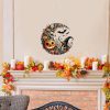 RYMILIE Halloween Diamond Art Kits for Adults Witch and Pumpkins 8x8inch | 5D DIY Special Shaped Pearl Crystal Suncatcher Pendant Diamond Painting Kit, Window Hanging Gift for Home Garden