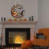 RYMILIE Halloween Diamond Art Kits for Adults Witch and Pumpkins 8x8inch | 5D DIY Special Shaped Pearl Crystal Suncatcher Pendant Diamond Painting Kit, Window Hanging Gift for Home Garden