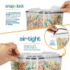 Storeganize Flour Sugar Storage Containers (5.3L/4pk) Great Rice Canisters Sets For The Kitchen pantry, Large Food Storage Containers With Lids Airtight