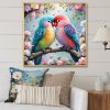 ARPADAMO Bird Diamond Art Kits for Adults,5D Two Birds Diamond Painting DIY Animal Diamond Art Diamond Painting Kits for Adult,Round Full Drill Diamonds, Diamond Art Kits for Home Decor-14x14inch