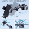 GUWEZ Phone Holders for Your Car [Military Grade Suction Ultra Strong Base] Cell Phone Car Holder 3 in 1 Dashboard/Windshield/Air Vent Hands-Free for Video Installation Kit iPhone Android