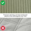 Queen Quilt-Lightweight Bedspreads Olive Green Queen Size Quilt Bedding Set | Soft Coverlet with 2 Pillow Shams for All Seasons, Suitable for Bed, Couch, 3 Pieces, 90"x94"
