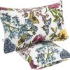Waterproof Outdoor Lumbar Pillow Covers Set of 2,Home Decor for Garden Patio Furniture,Couch,Sofa 12"x20" Inch Decorative Pillows Cover Only,NO Insert(Butterfly Flower)