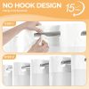 River Dream White No Hook Fabric Shower Curtain or Liner with Sheer Window, No Liner Included or Needed, Water Repellent, Machine Washable, 71" Wx74"L