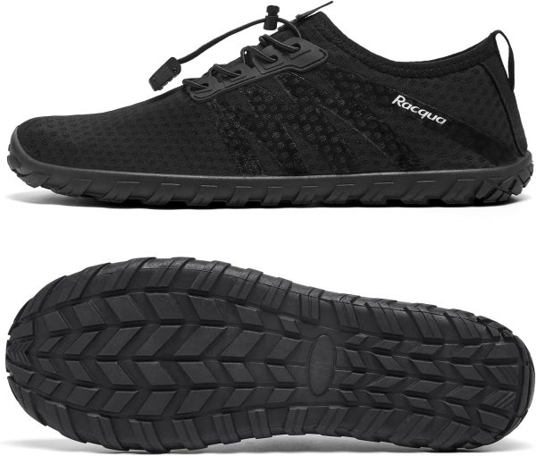 Racqua Water Shoes Womens Mens Quick Dry Barefoot Shoes Swim Lightweight Surf Beach Pool Aqua Shoes