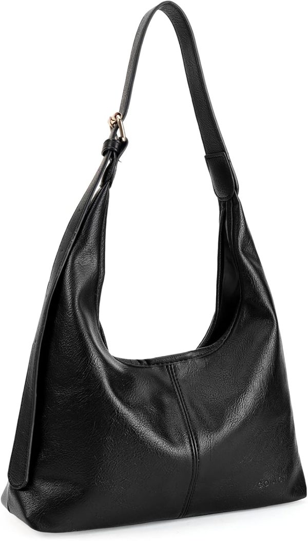 CTSEV-AP-S83296_1 GOIACII Hobo Tote Bags for Women Soft Vegan Leather Shoulder Handbag Slouchy Everyday Travel Purses