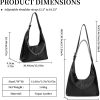 CTSEV-AP-S83296_3 GOIACII Hobo Tote Bags for Women Soft Vegan Leather Shoulder Handbag Slouchy Everyday Travel Purses