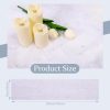 WF11207MAX_2 Pearl Table Runner 10FT, 30 x 120 Inch Lvory Boho Rustic Tulle Lace Table Runner for Spring Summer Birthday Baby Shower Wedding Party Table Decor