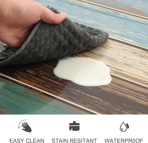 MAYHMYO Anti Fatigue Kitchen Mat for Floor Set of 2, 17.3"x 29"+ 17.3"x 47" | Comfort Mats, Cushioned, Non Slip, Waterproof Kitchen Rugs, Standing Mats, House, Sink, Office