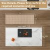 Kitchen Runner Rug Mat Non Slip Hallway Runner Washable Brown 2x6 ft | Boho Soft Woven Long Entryway Laundry Hall Floor Runners Carpet for Indoor Backdoor Bedroom Kitchen Living Room, Easy Clean